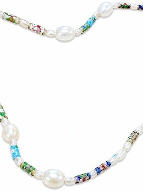 Freshwater Pearl Art Necklace Contemporary NWT